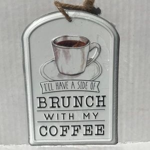 5/$25 Metal Coffee Wall Plaque Sign